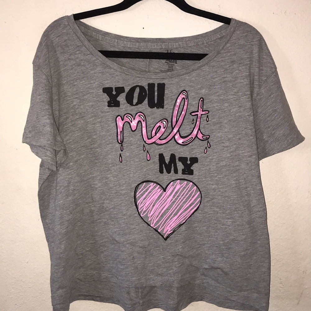 High low graphic t-shirt